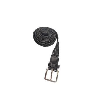 Tumi Men's Ballistic Braid Nickle Buckle Belt leather nylon 52/130